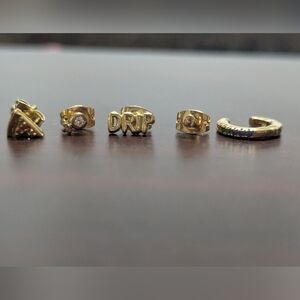 STUDS Gold Tone Women's Single Earrings